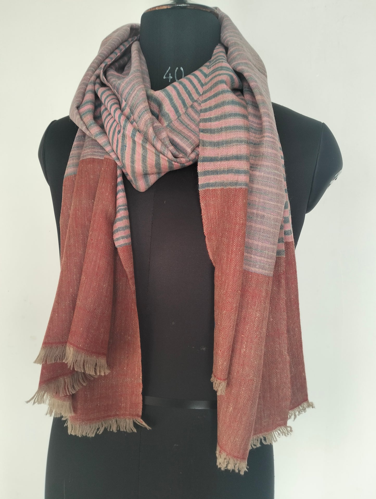 Red kashmiri pashmina scarf, christmas gift, wedding wrap, travel shawl
