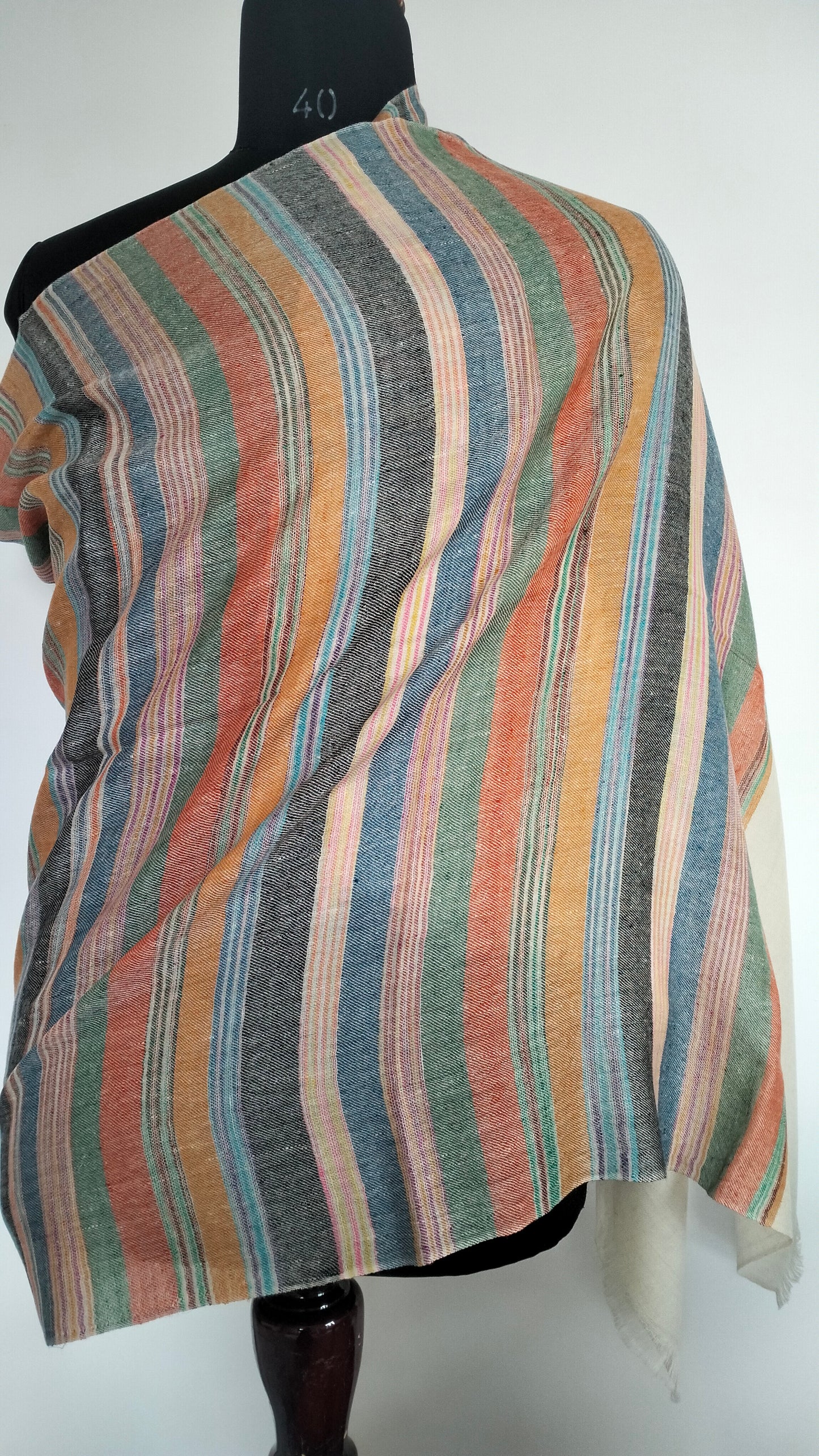 Handwoven 100% pure kashmir pashmina ikat tie and dye style modern fashion accessory, Best Gift idea, summer scarf, super soft shawl