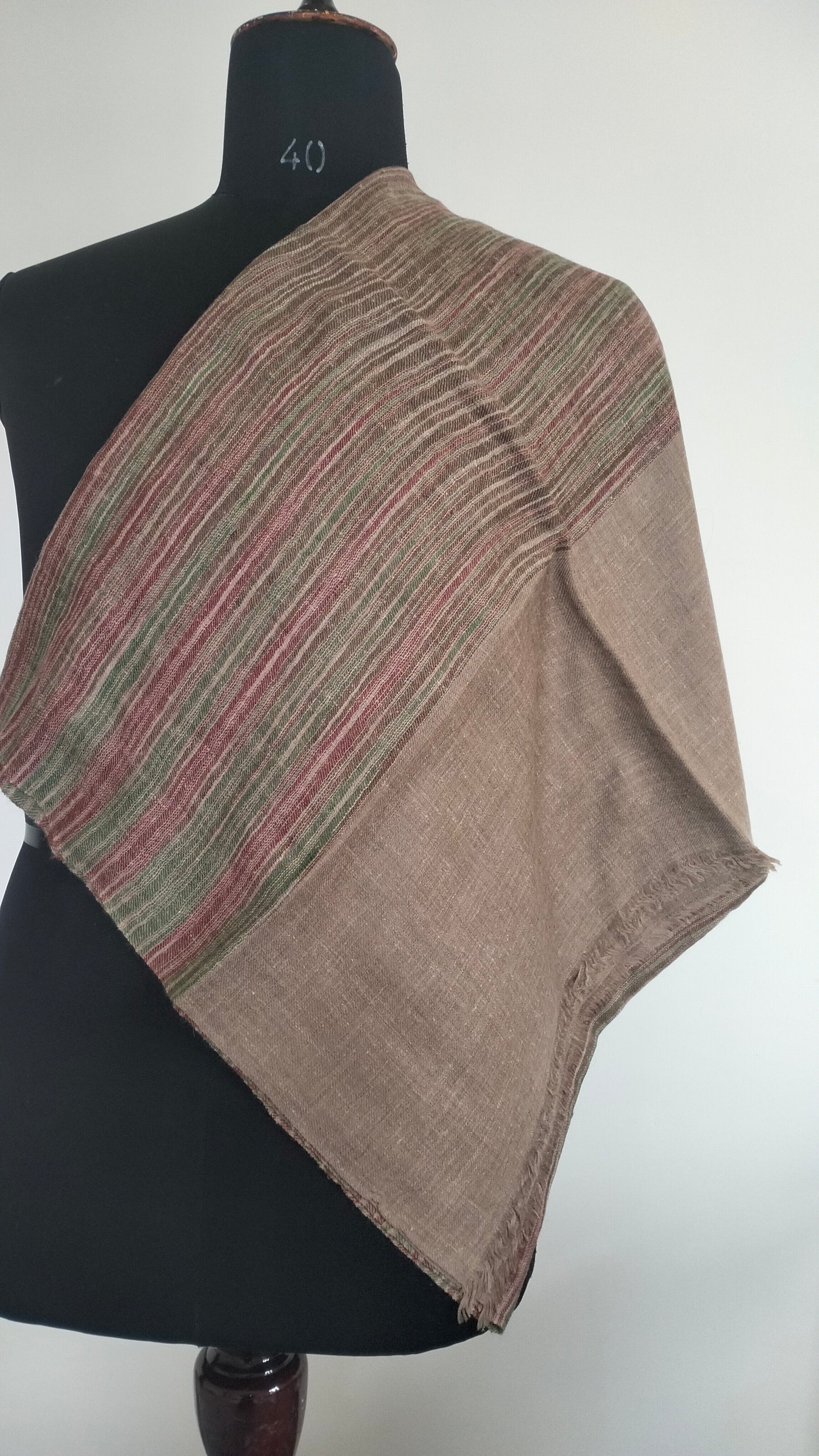 Handwoven 100% pure kashmir pashmina ikat tie and dye style modern fashion accessory, Best Gift idea, summer scarf, super soft shawl