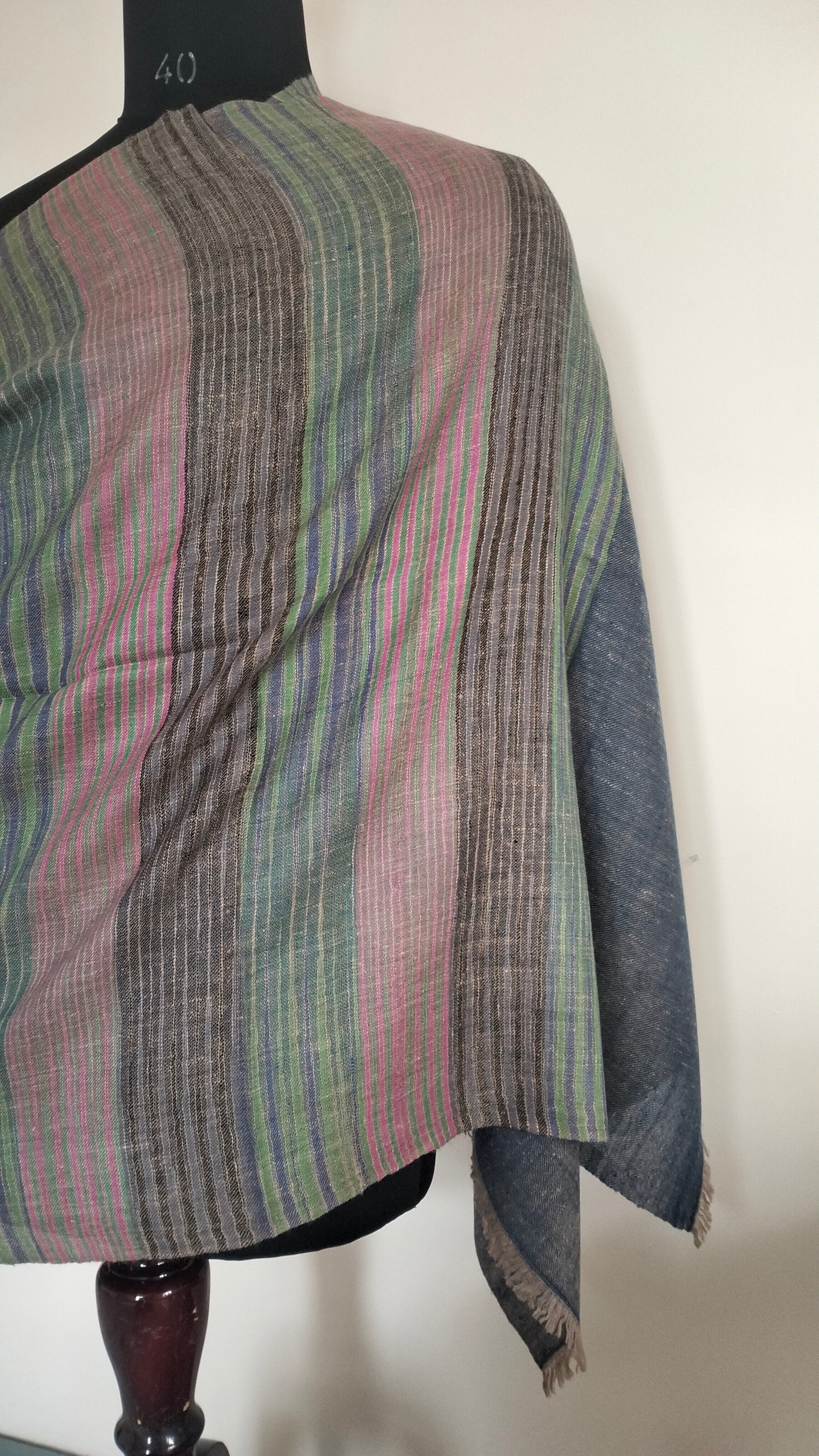 Handwoven 100% pure kashmir pashmina ikat tie and dye style modern fashion accessory, Best Gift idea, summer scarf, super soft shawl