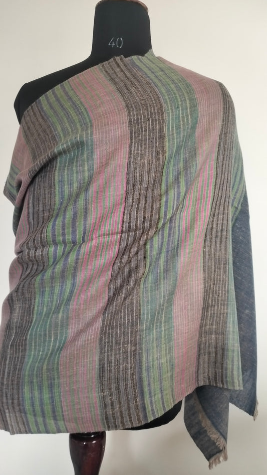 Handwoven 100% pure kashmir pashmina ikat tie and dye style modern fashion accessory, Best Gift idea, summer scarf, super soft shawl