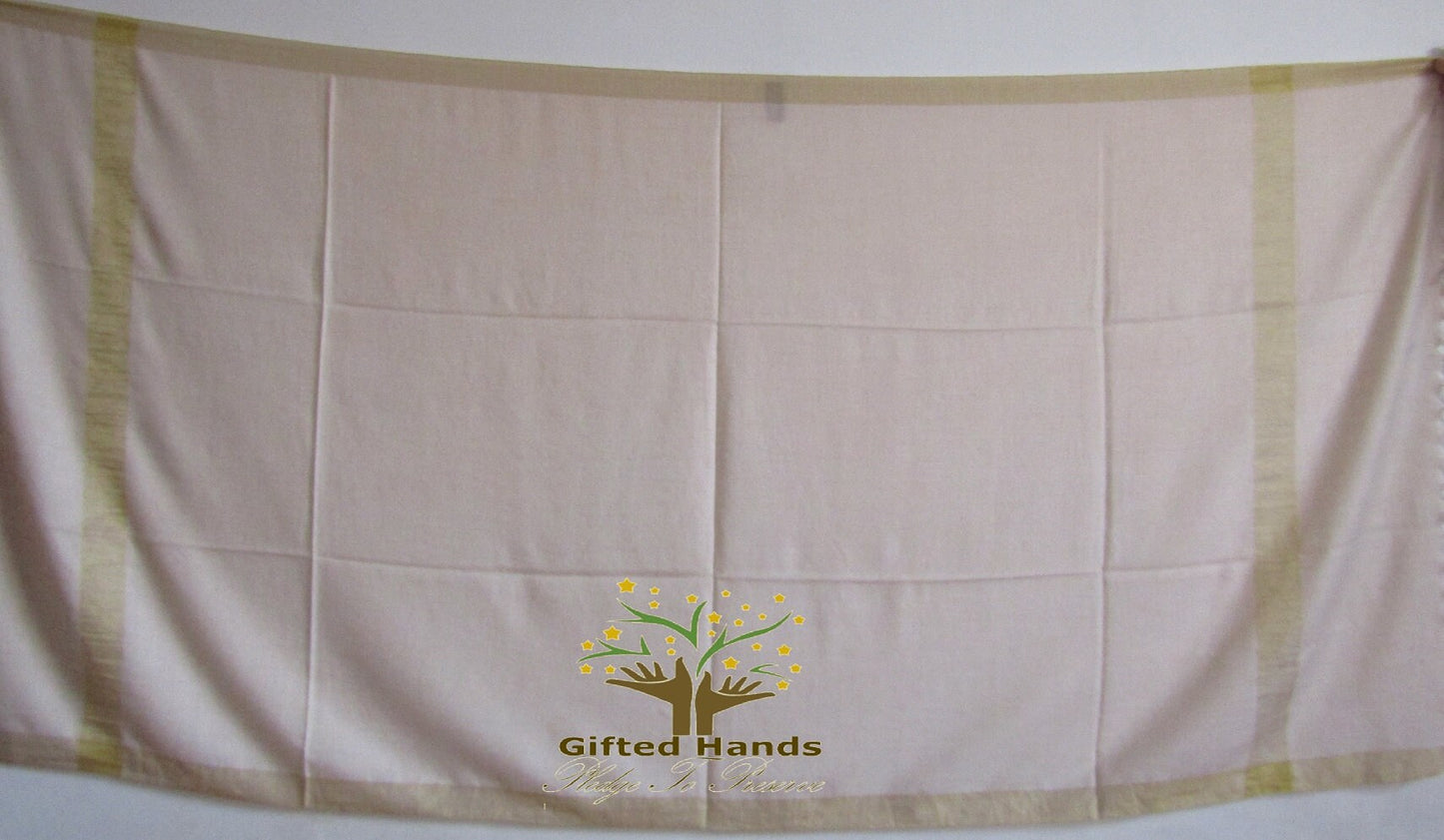 Fathers day gift, Cashmere Large size Shawl, Gold Zari, Handloom scarf, Kashmiri shawl Pashmina Fabric, gift for girlfriend co-worker,