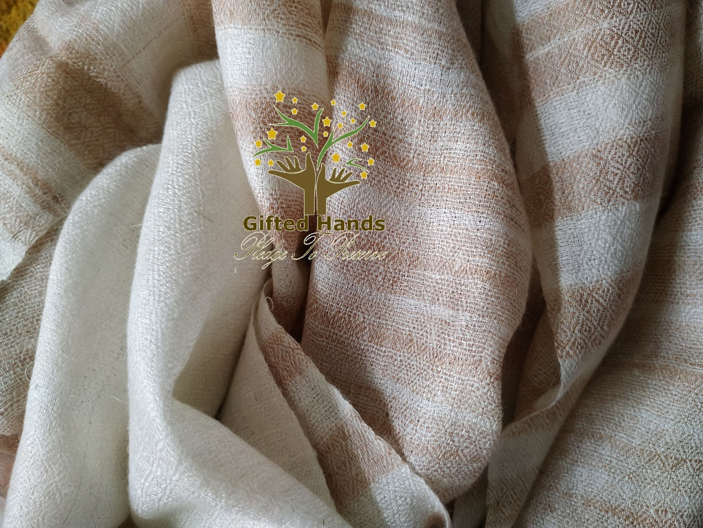 100% Cashmere | Handloomed | Women Scarf/Shawl | Finest Kashmir Pashmina Fabric | Natural | 6 color | 2 ply | 140 yarn count | High Quality