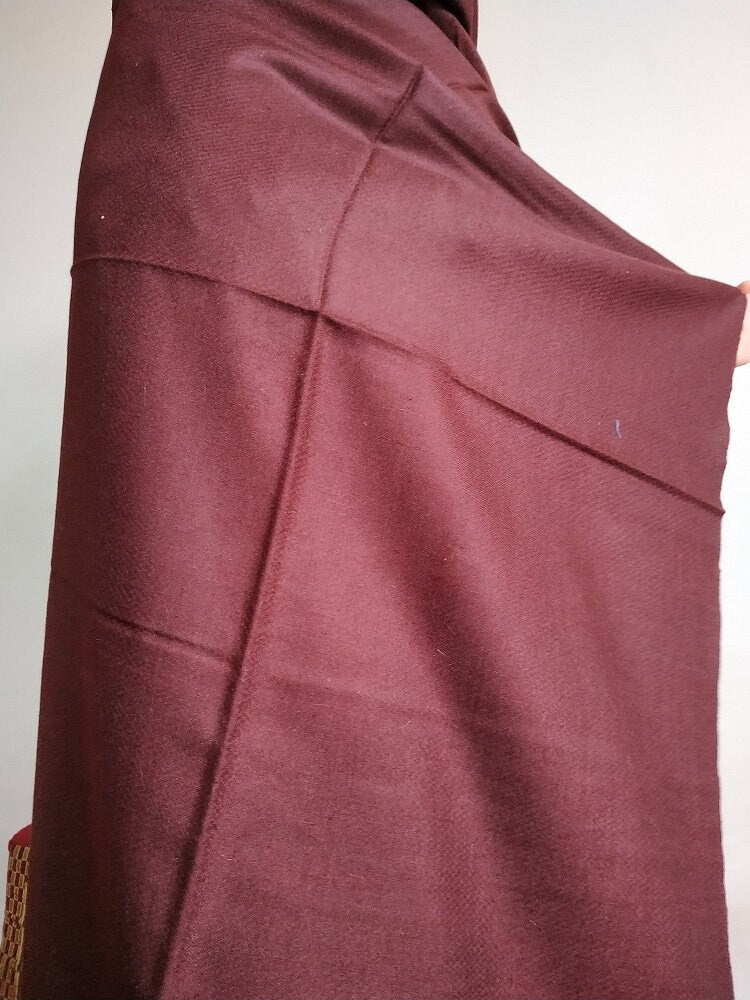 Christmas gift Kashmiri Pashmina Shawl 100% Pure and Authentic ,Super soft, Handloom Cashmere scarf, unisex original premium solid pashmina