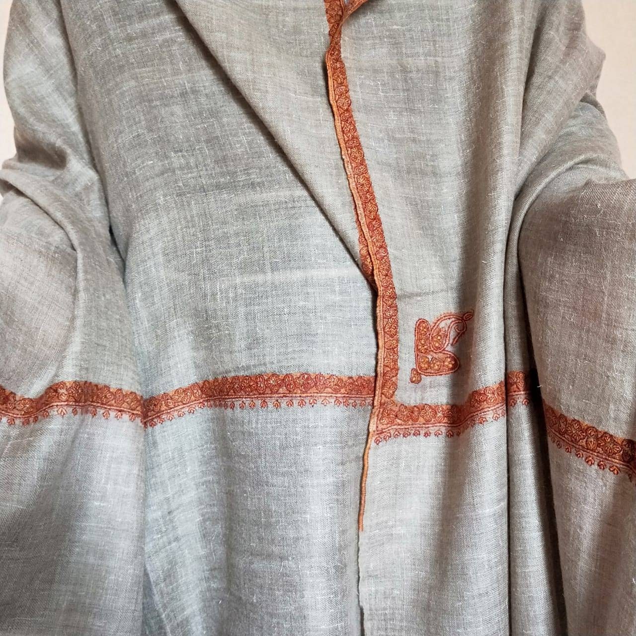 Handmade Premium Quality Women Shawl, Bridesmaid Gift, Valentine's Day Gift, Kashmir Pashmina Robe, Ring Shawl, Super Soft and light weight
