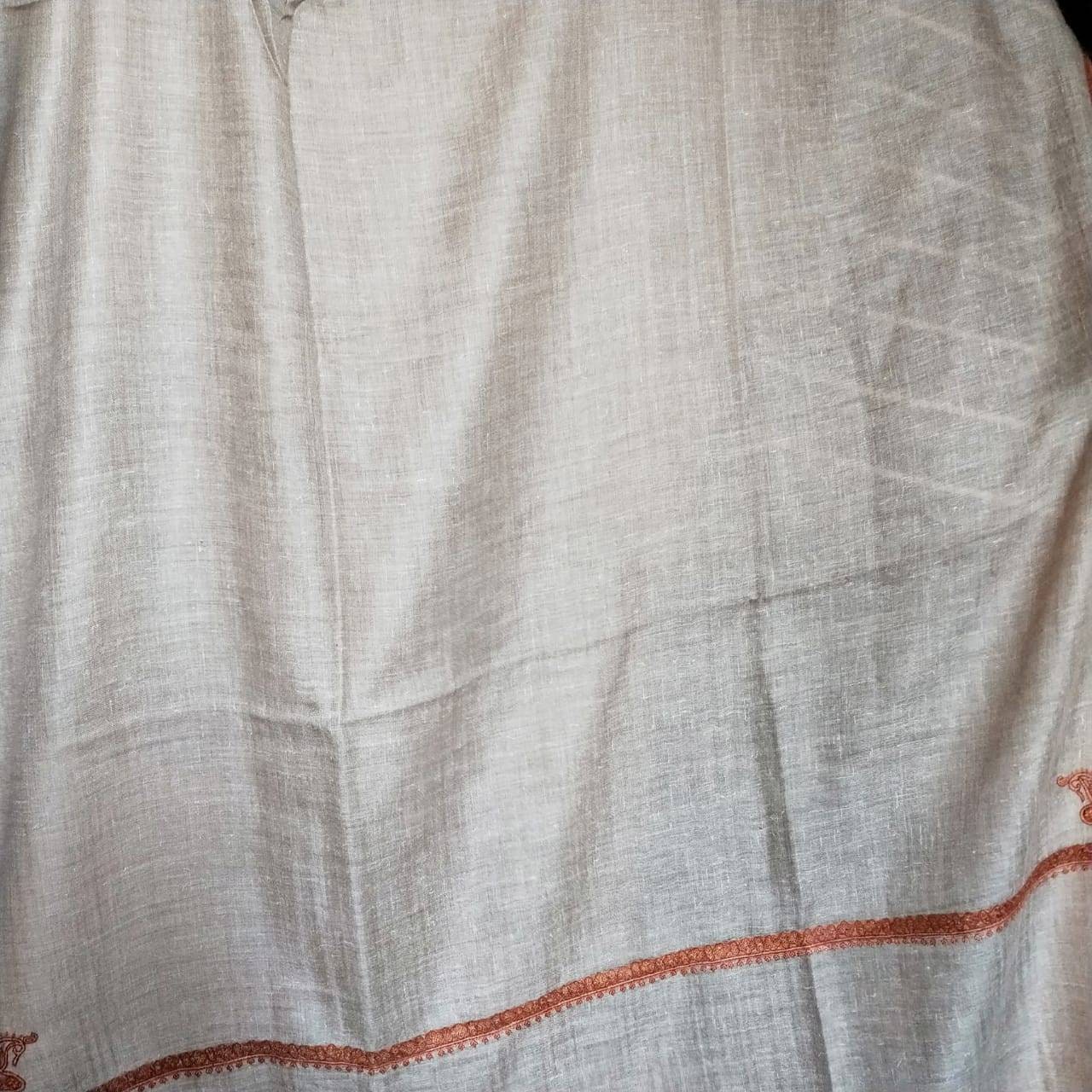 Handmade Premium Quality Women Shawl, Bridesmaid Gift, Valentine's Day Gift, Kashmir Pashmina Robe, Ring Shawl, Super Soft and light weight