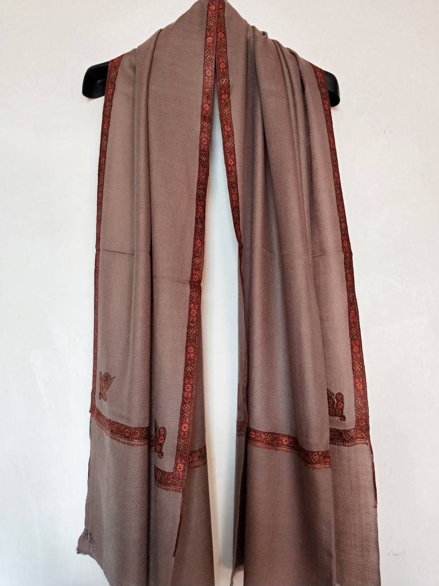 Handmade Premium Quality Women Shawl,Bridesmaid Gift,Valentine's Day Gift,Kashmiri Pashmina Robe,Super Soft and light weight