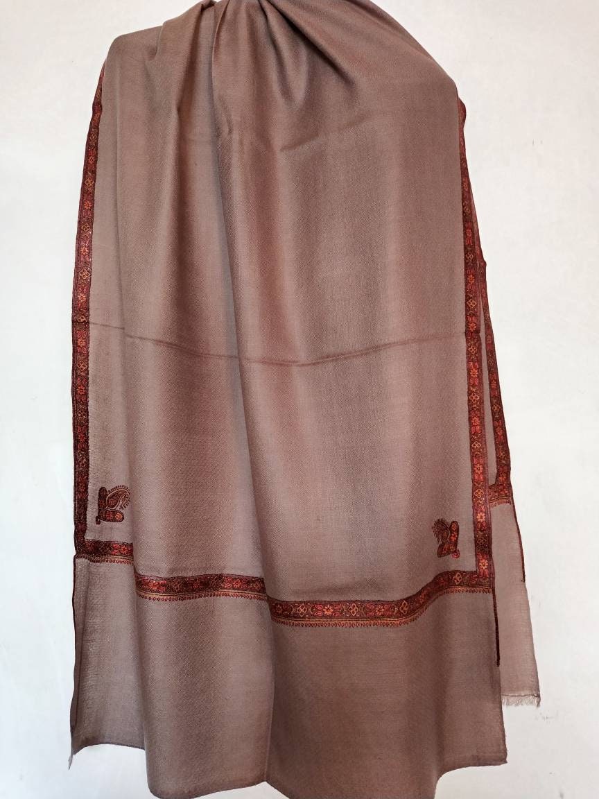 Handmade Premium Quality Women Shawl,Bridesmaid Gift,Valentine's Day Gift,Kashmiri Pashmina Robe,Super Soft and light weight