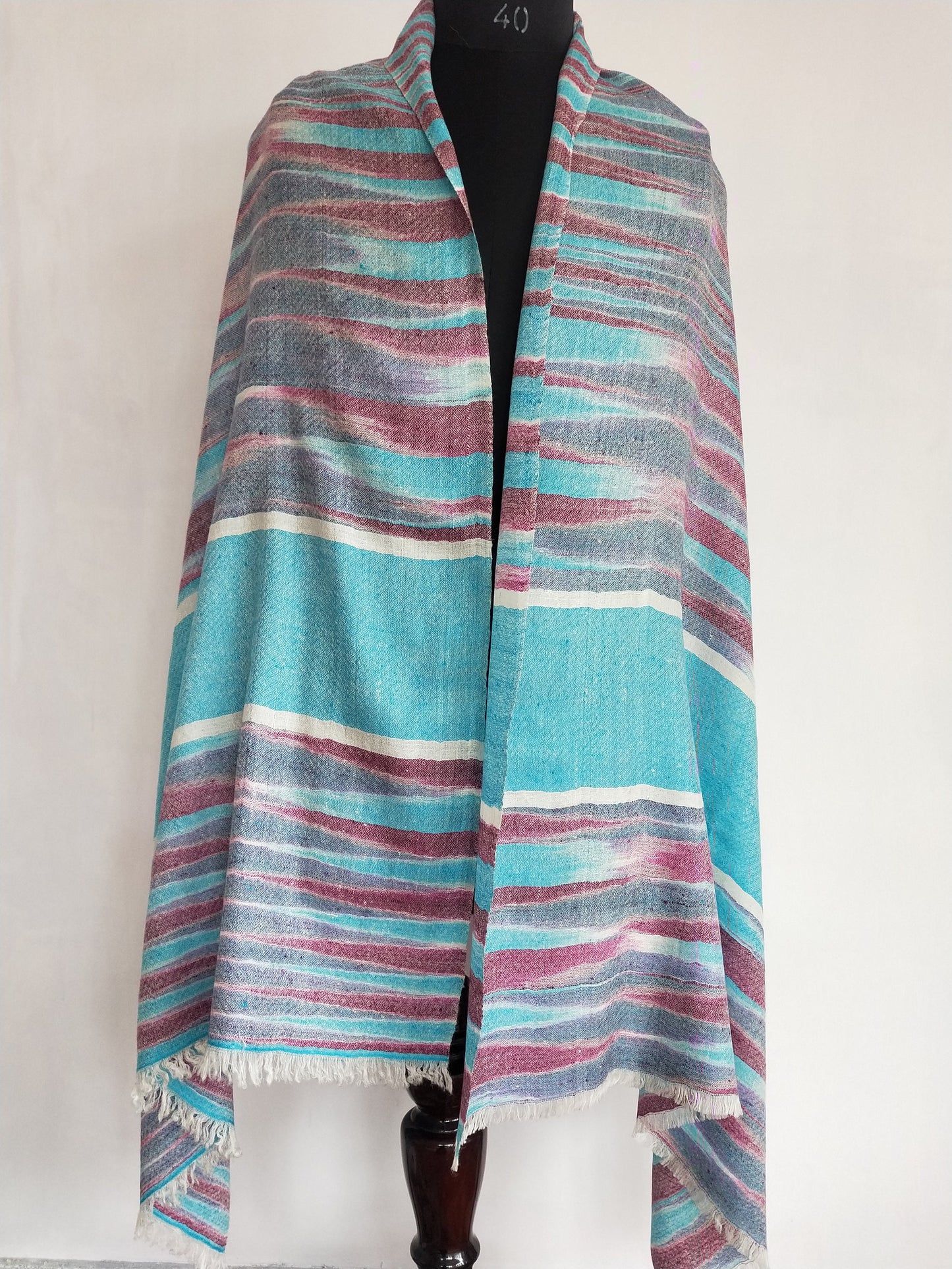Fashionable unisex ultra-luxuriously warm, fine and soft travel wrap, personalised scarf, party outfit pure Pashmina kashmiri shawl