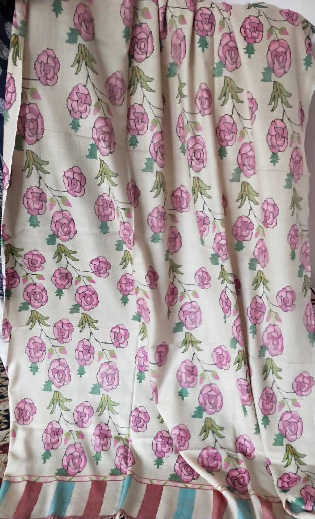 Premium and Exclusive Handcrafted Kani weave cashmere pashmina extra large wedding shawl, anniversary gift, thanksgiving