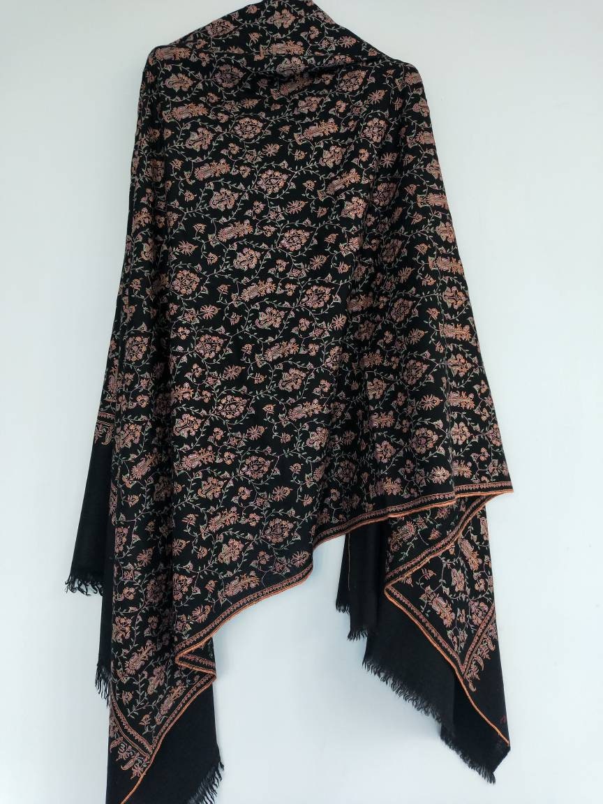 Kashmiri Sozni Pashmina Jamawar Shawl, Pure Pashmina Shawl