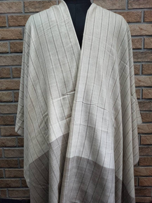 Natural Meditation shawl, Pure Cashmere Handwoven pashmina wrap, kashmiri shawl