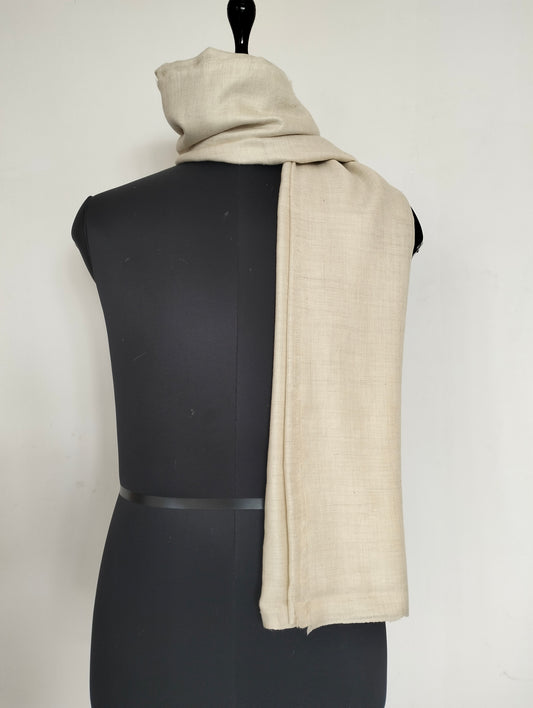 Handloom Original and premium Pashmina Stole in Natural colours, incredibly soft and luxuriously warm kashmiri pashmina