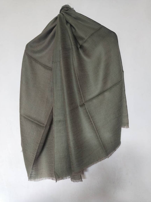 Christmas shawl Kashmir pashmina reversible ultra luxurious soft and warm 100% Pure changthangi Cashmere,  Light sea green scarf Travel wrap