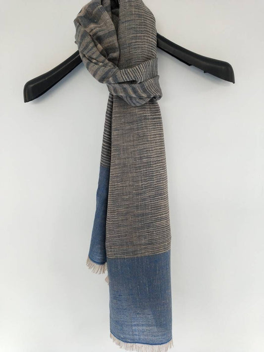 Christmas Vintage pashmina scarf ikat shawl,  diamond weave shawl, mother's day gift, super soft and luxurious feel, original kashmiri shawl